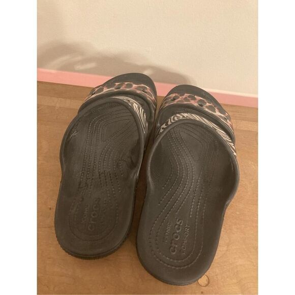 Crocs animal remix womens 12 mens 10 slip on sandals slides - Picture 4 of 6